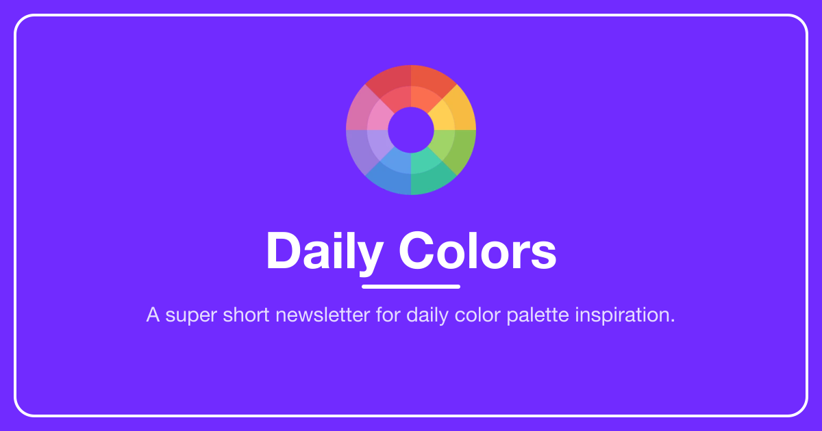 Preview image published by dailycolors.co